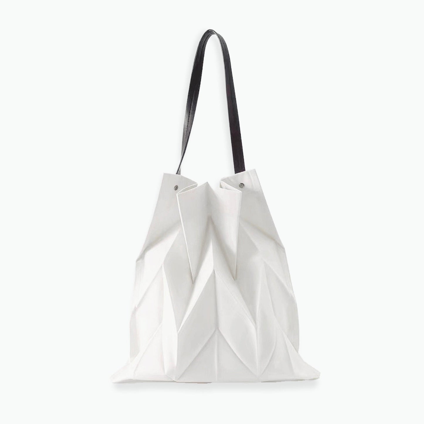 Foldable Pleated Shopper Bag