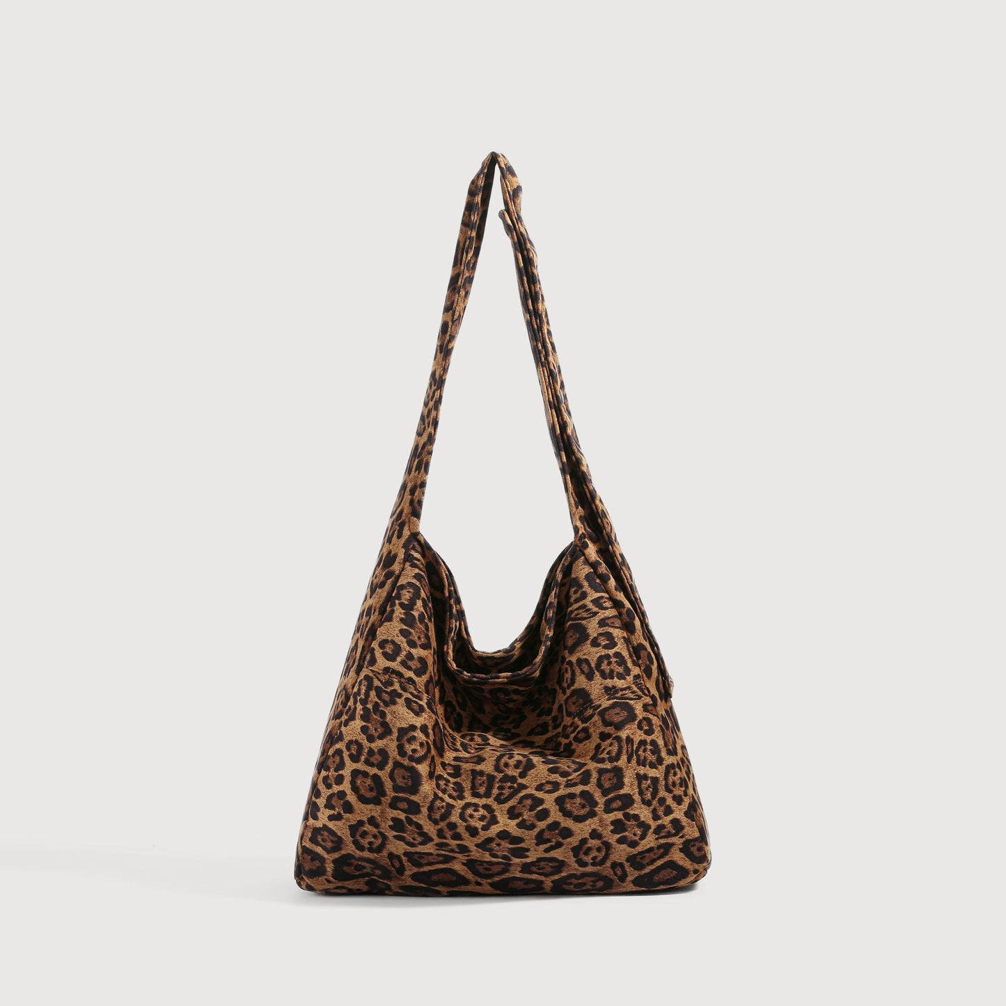 Leopard Allure Slouchy Tote Bag