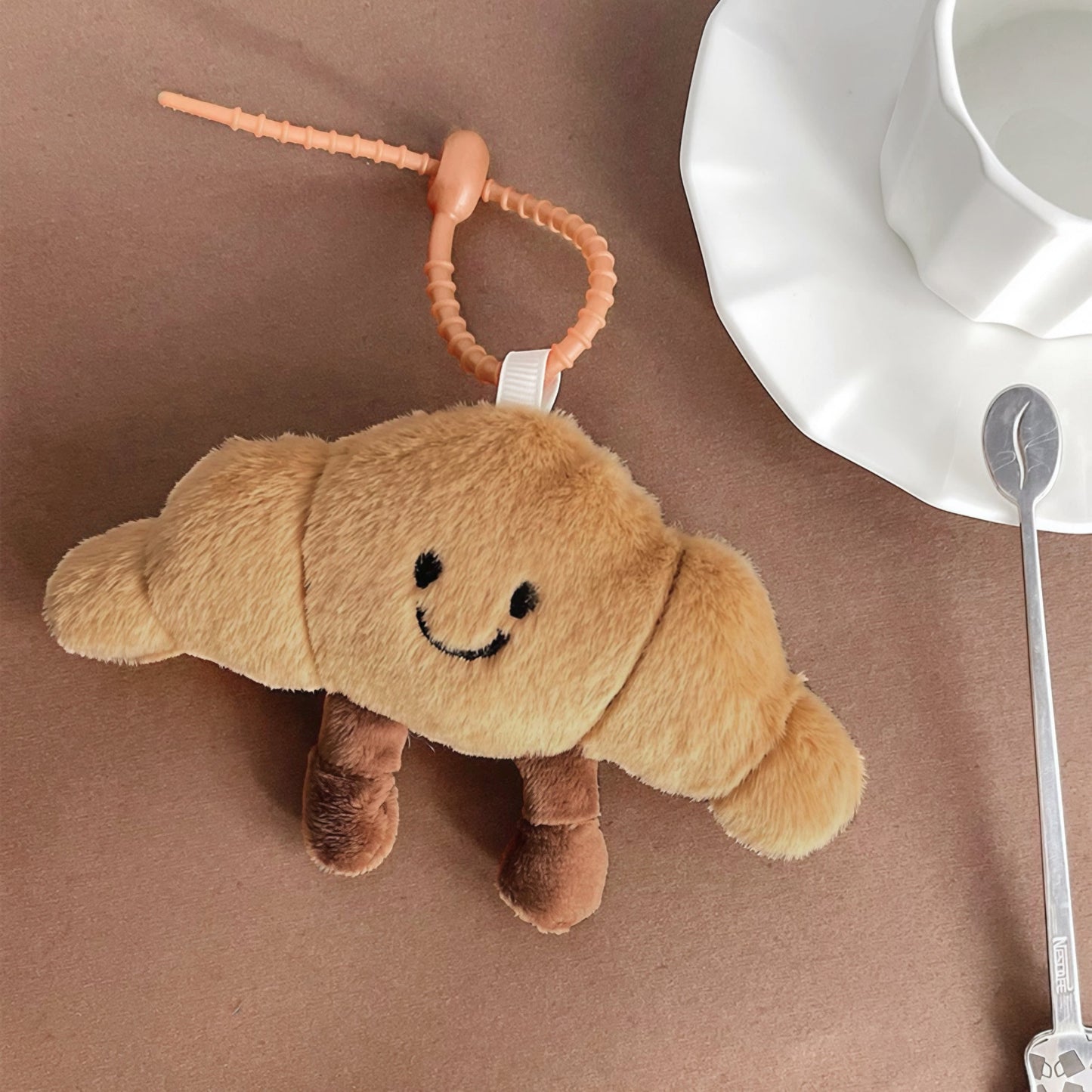 Croissant Bag Charm