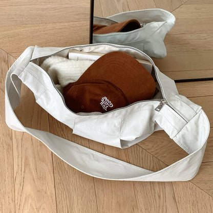 Borsa per croissant in pelle cerata