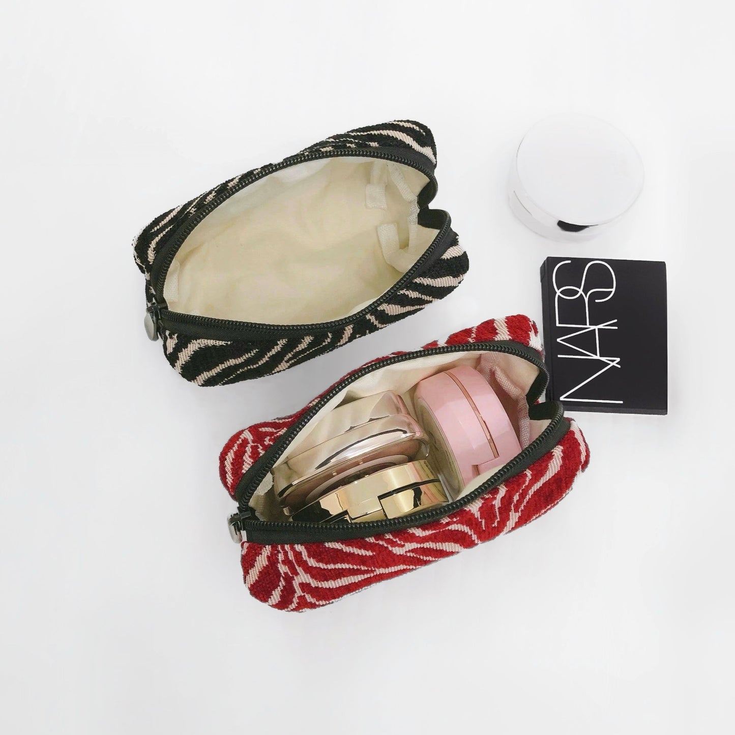 Zebra Print Makeup Bag