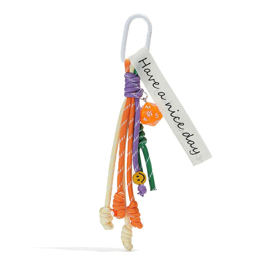 Tassel Knotted Color String Bag Charm