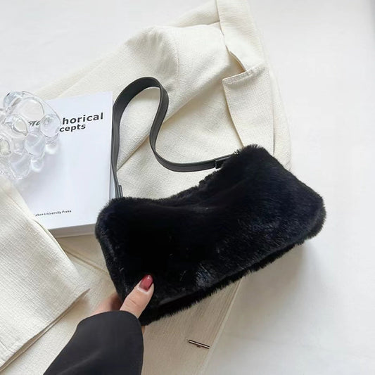 Mini borsa Baguette in montone