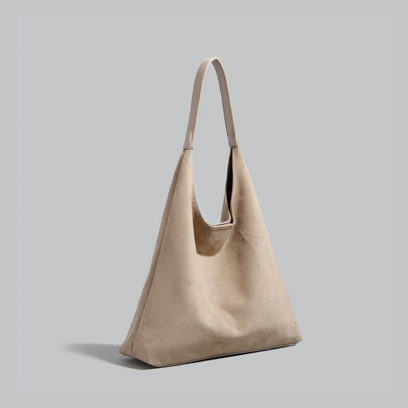 Vintage Suede Hobo Bag