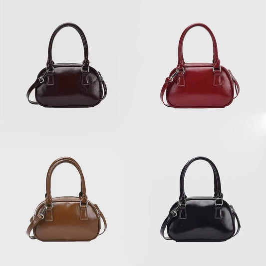 Mini-Bowlingtasche aus Leder