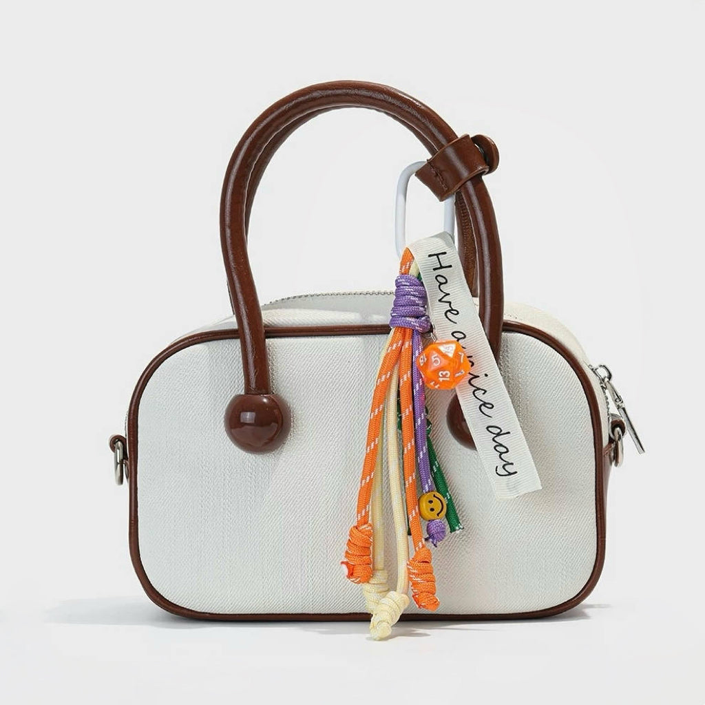 Tassel Knotted Color String Bag Charm
