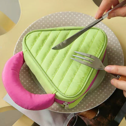 Mini borsa a triangolo Puffy Candy