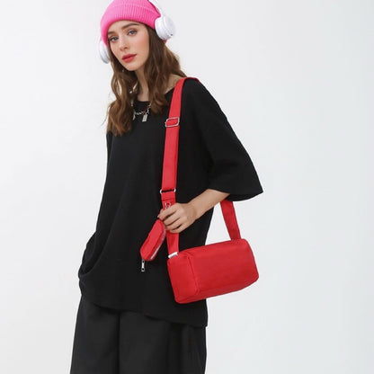 Borsa a tracolla in nylon Brick Cassette