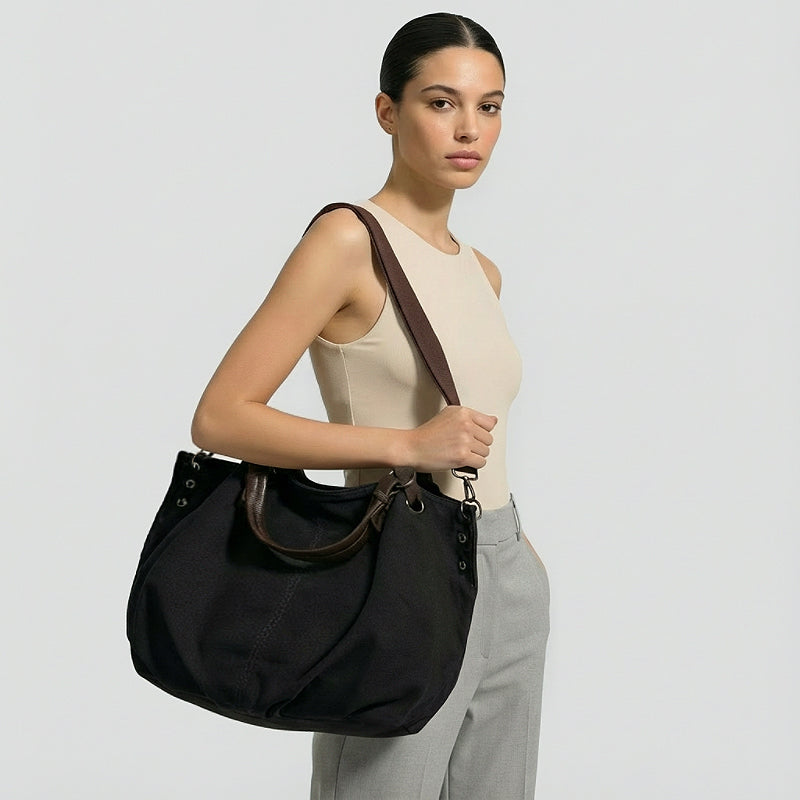 Rugged Cargo Canvas Tote Bag