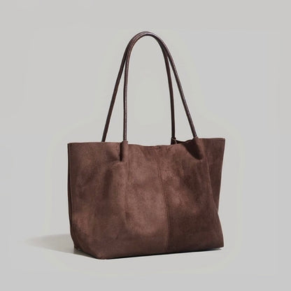 Modern Muse Suede Tote Bag
