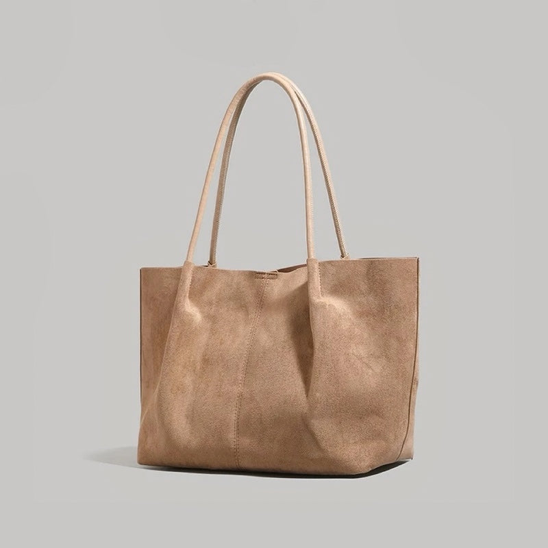 Modern Muse Suede Tote Bag