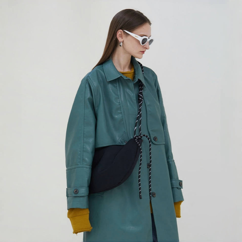Umhängetasche aus Nylon mit Freestyle-Knoten