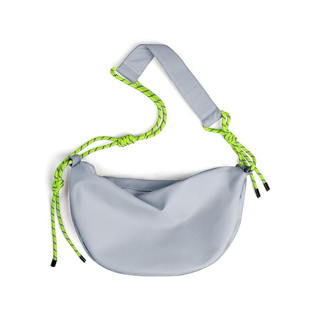 Umhängetasche aus Nylon mit Freestyle-Knoten
