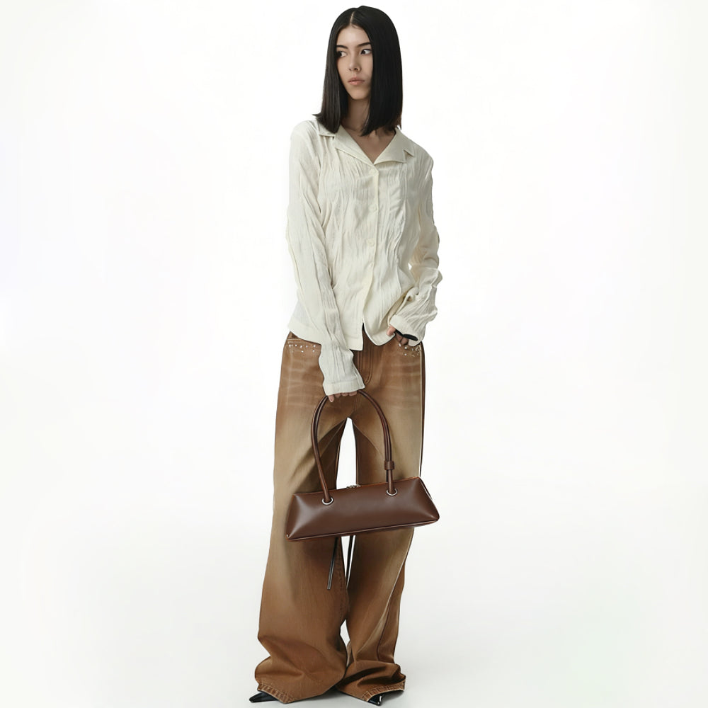 Sleek Loop East-West Shoulder Bag