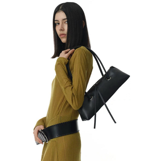 Sleek Loop East-West Shoulder Bag