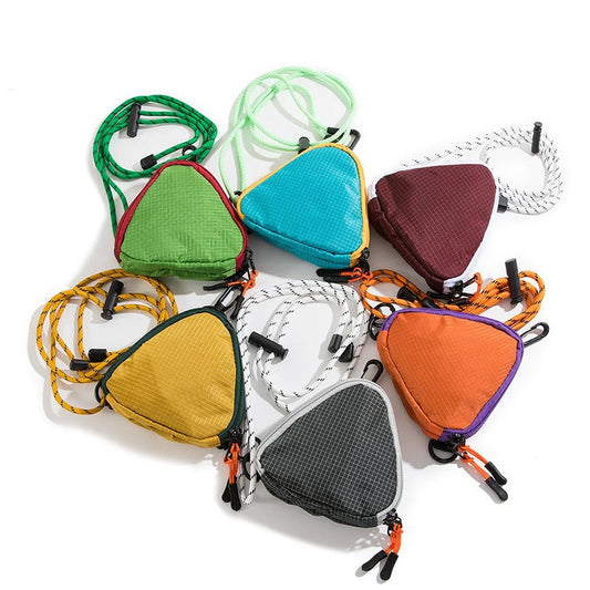 Mini borsa multiuso triangolare