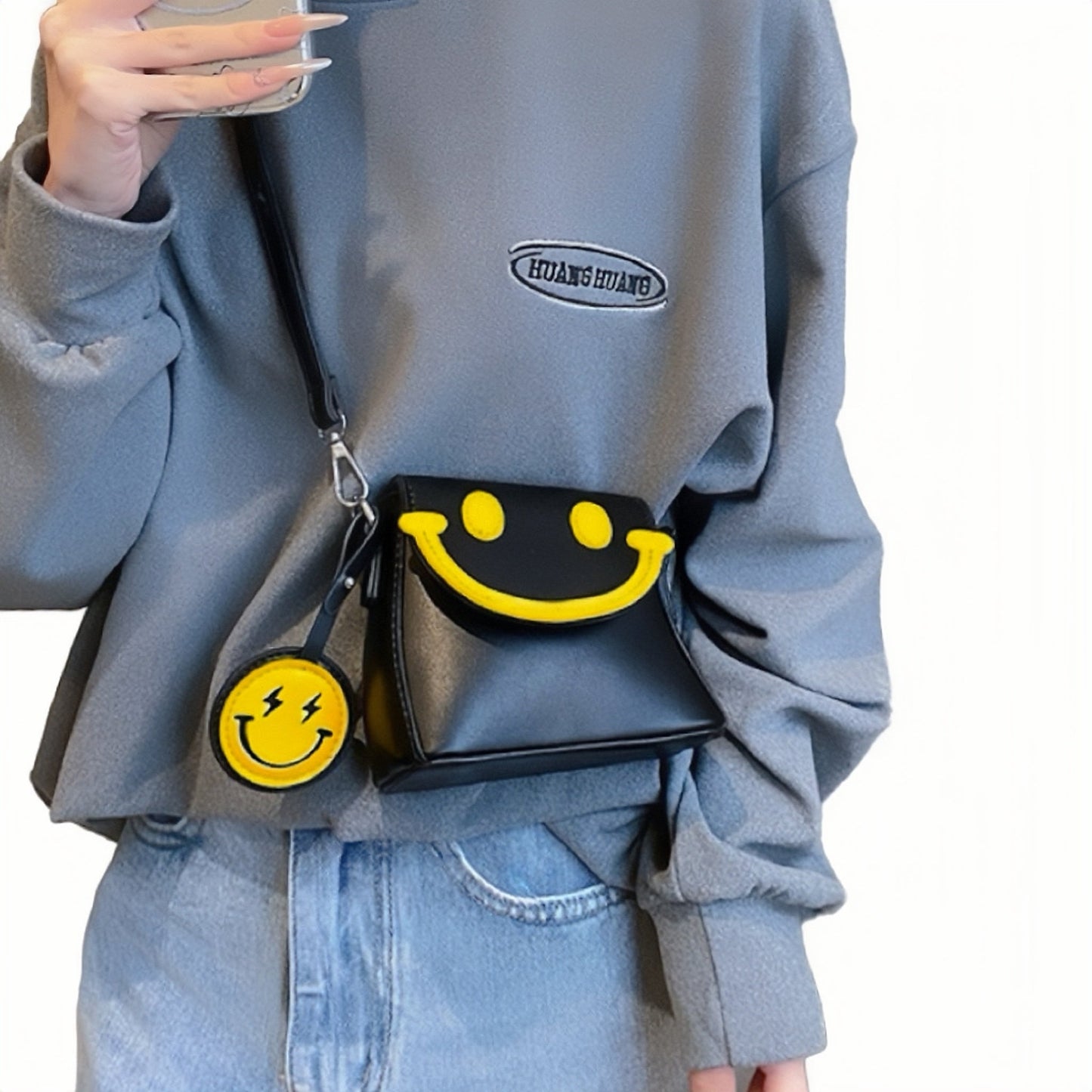 Borsa a tracolla Mini Smiley Box