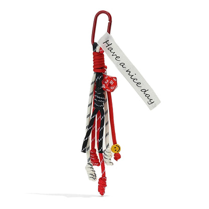 Tassel Knotted Color String Bag Charm