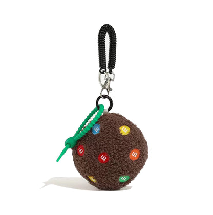 Front view of Cookie Bag Charm in dark brown, easy for gifting and photo-ready styling.