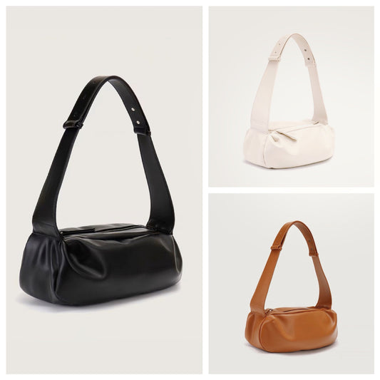 Borsa Baguette in morbida pelle