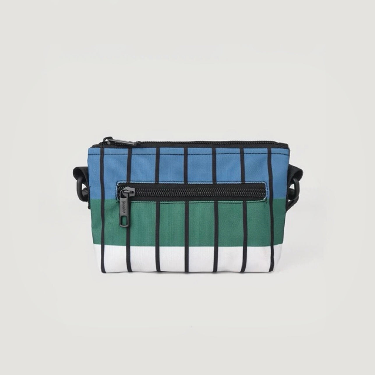 Angled view of FREEIN Designer Spectrum Roam Crossbody Bag, great for everyday carry and travel.